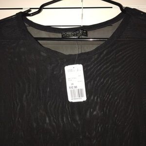 Mesh shirt short sleeve